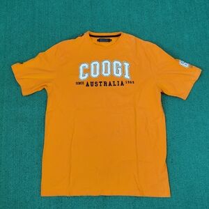 Coogi Australia Embroidered Orange T Shirt Sz XXL